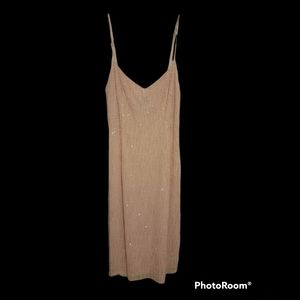 Light Pink Sequin Dress - Size 10 NWT